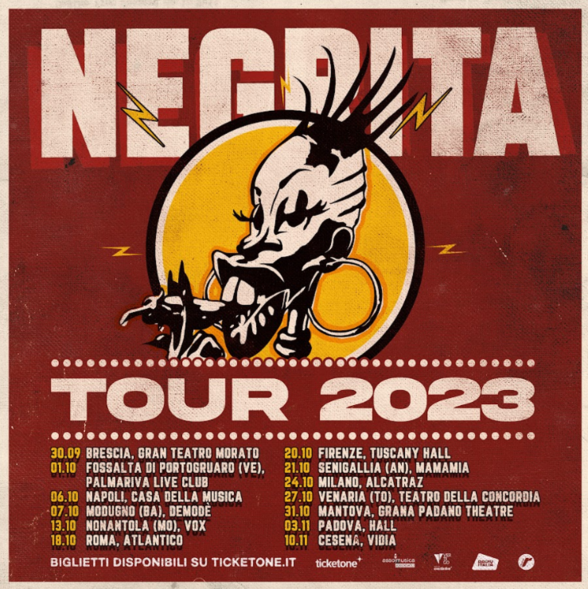 NEGRITA partono i concerti per il 2023 nei club NEGRITA partono i concerti per il 2023 nei club