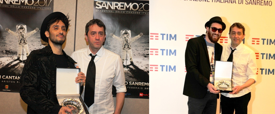 #SANREMO2017 a Fabrizio Moro e Maldestro va il Premio Lunezia