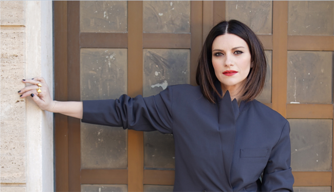 LAURA PAUSINI AI DAVID DI DONATELLO l11 MAGGIO 2021