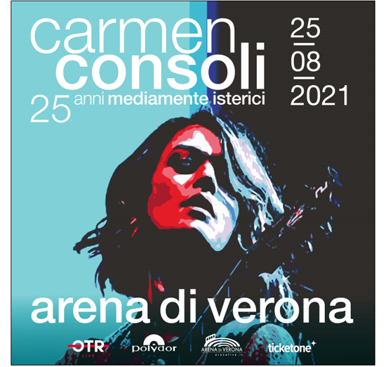 CARMEN CONSOLI ALL ARENA DI VERONA IL 25 AGOSTO 2021