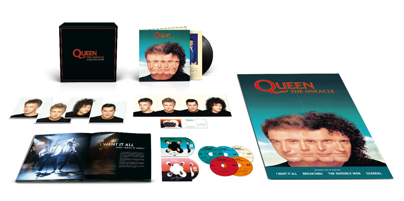 QUEEN - FACE IT ALONE - THE MIRACLE Collectors Edition QUEEN - FACE IT ALONE - THE MIRACLE Collectors Edition