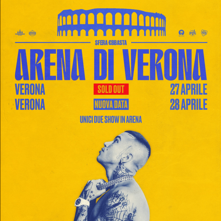SFERA EBBASTA nuova data ARENA DI VERONA SUMMER TOUR SFERA EBBASTA nuova data ARENA DI VERONA SUMMER TOUR